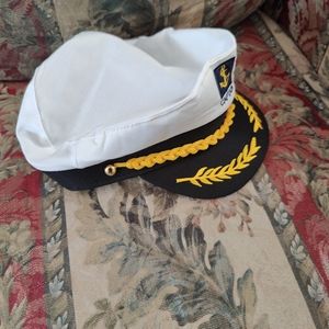 BESTOYARD Captain Hat Cap Costume Navy Marine Admiral Hat for Costume Accessory